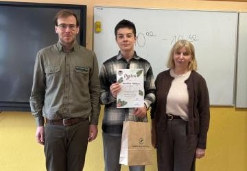SUKCES W KONKURSIE „Poznajmy nasze lasy i ojczystą przyrodę”.